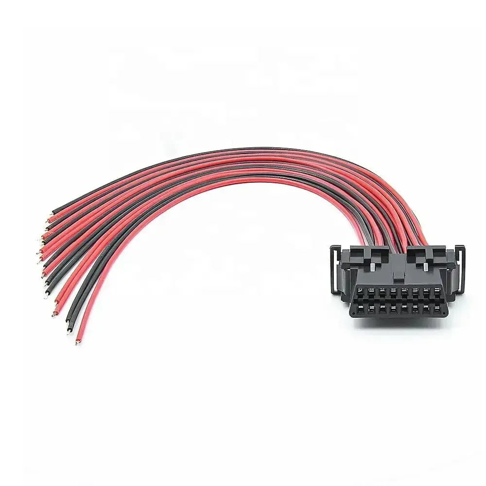 16-polige OBD2 Buchse (Weiblich) mit 16 offenen Endkabeln (30 cm) | Zubehör