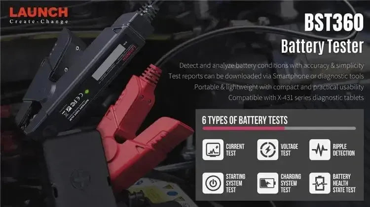 Launch BST360 | Batterietester