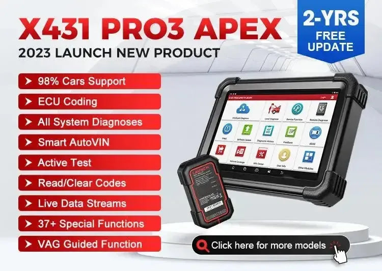 Launch X-431 Pro3 Apex | Diagnosegerät | Auto