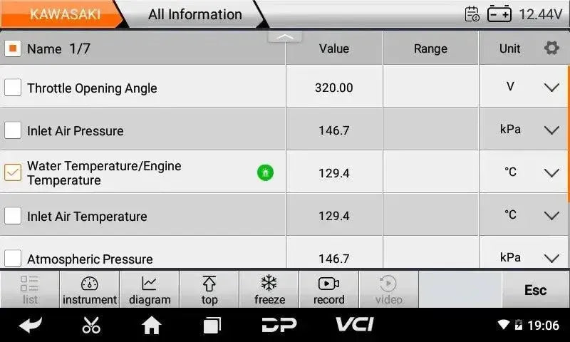 OBDSTAR IScan Kawasaki (Marine) | Diagnosegerät | Motorboot