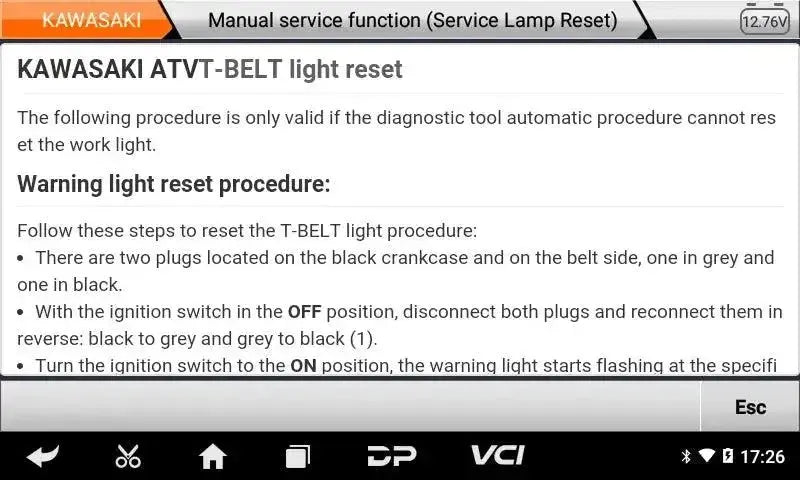 OBDSTAR MS50 Basic | Diagnosegerät | Snorfiets/Motorrad