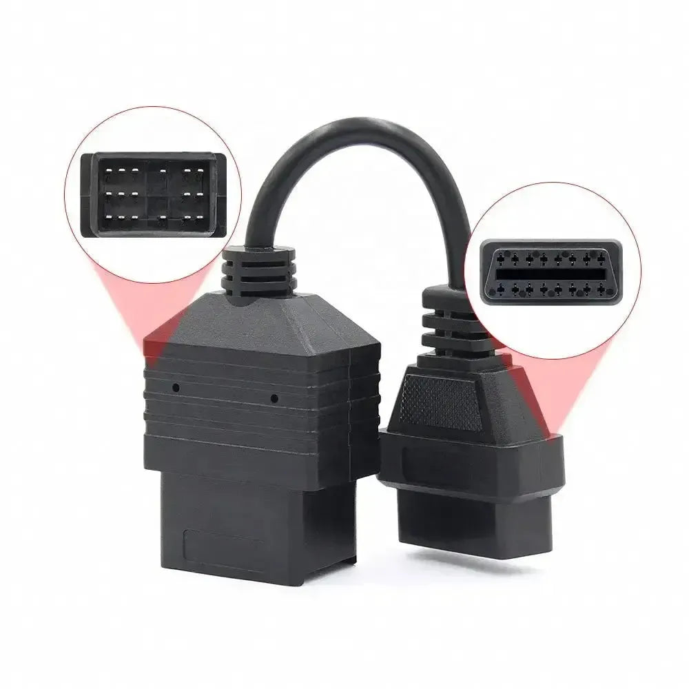 Toyota 17-pins OBD1 – 16-pins OBD2 Adapterkabel | Personenauto