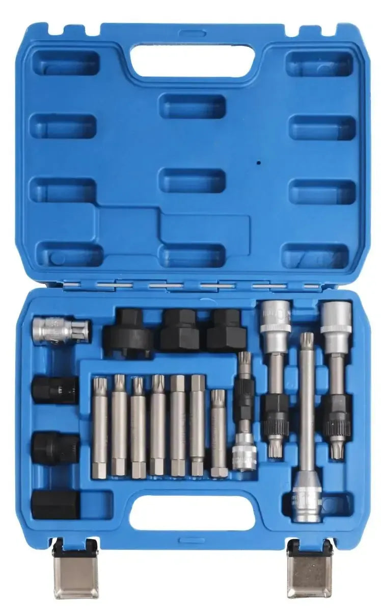 VT01318 | Dynamo- Freilauf-Riemenscheibensatz (18-teilig)