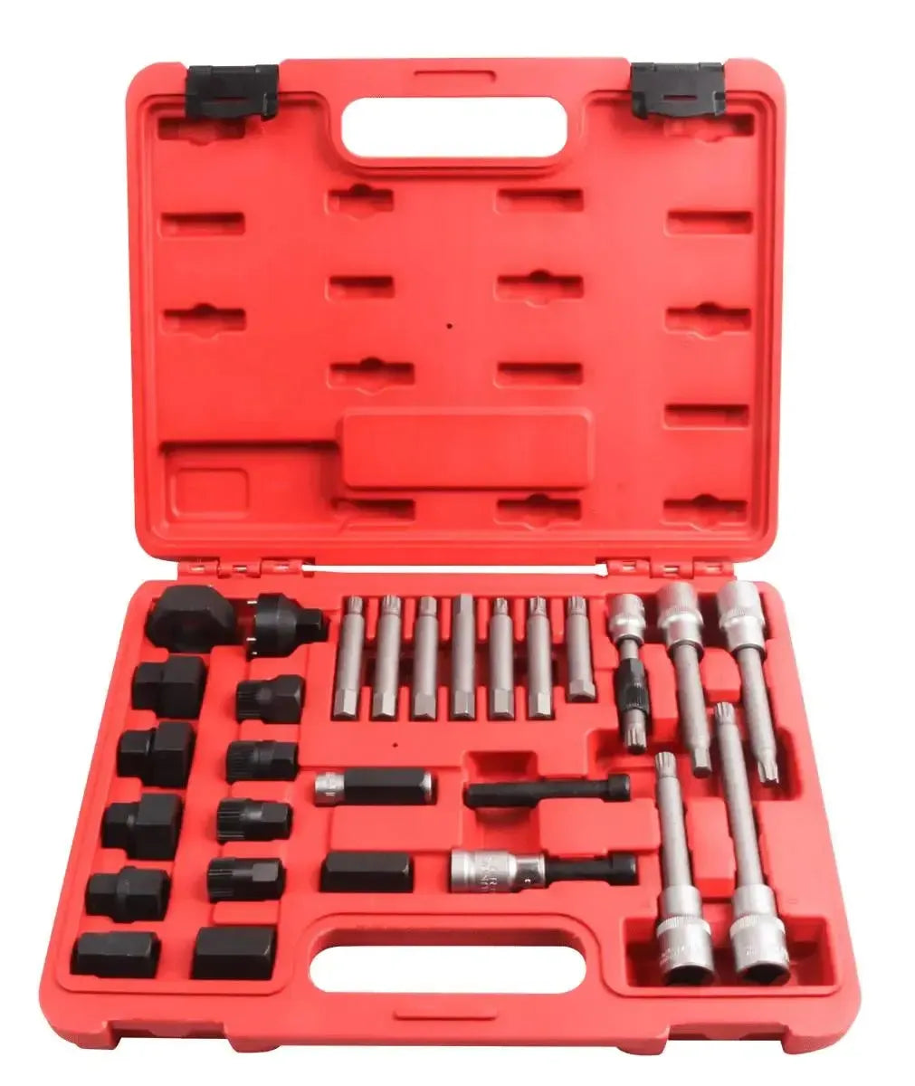 VT01753 | Dynamo- Freilauf-Riemenscheibensatz (30-teilig)