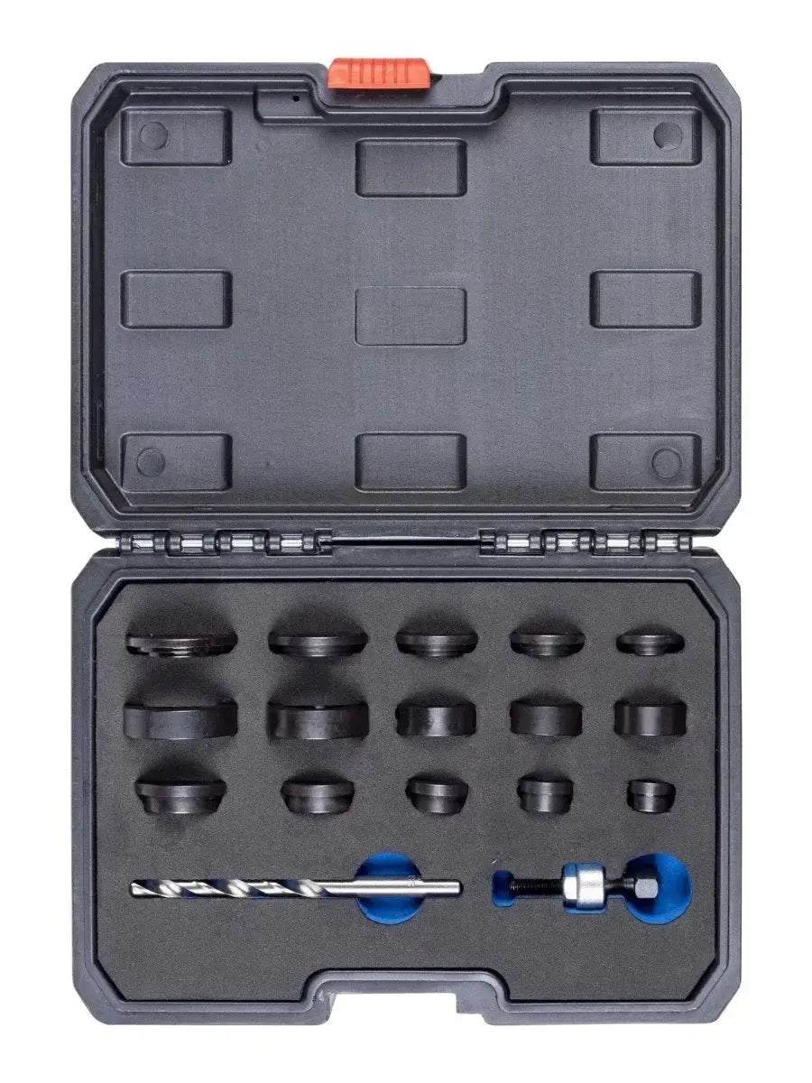VT18181 | Parkeersensor- und Linsenausbohrset (17-teilig)