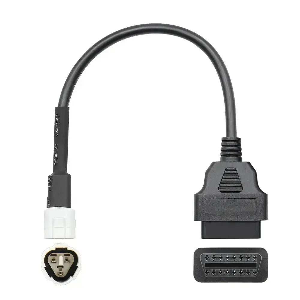 Yamaha 3-pins OBD – 16-pins OBD2 Adapterkabel | Motorrad