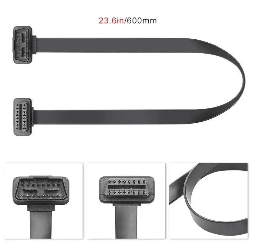 16-poliges OBD2-Verlängerungskabel (60 cm) | Schnittstelle