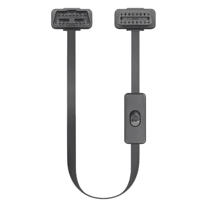 16-poliges OBD2-Verlängerungskabel mit Schalter (60 cm) | Schnittstelle