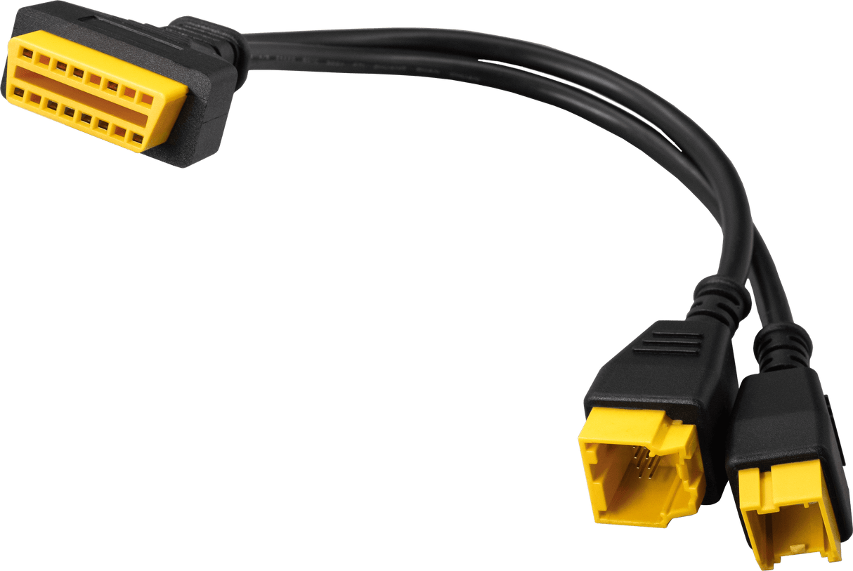 CarLabImmo | FCA 12+8-poliges SGW - 16-poliges OBD2 Adapterkabel | Personenauto