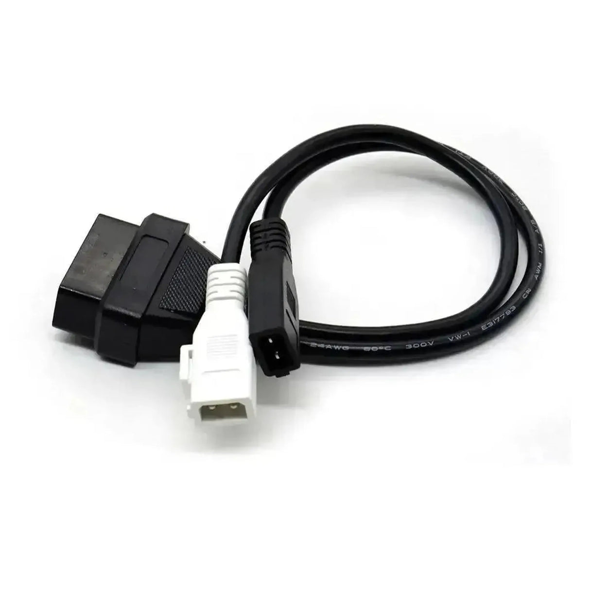 Audi/Seat/Skoda/Volkswagen 2+2-poliges OBD1 – 16-poliges OBD2 Adapterkabel | Personenwagen