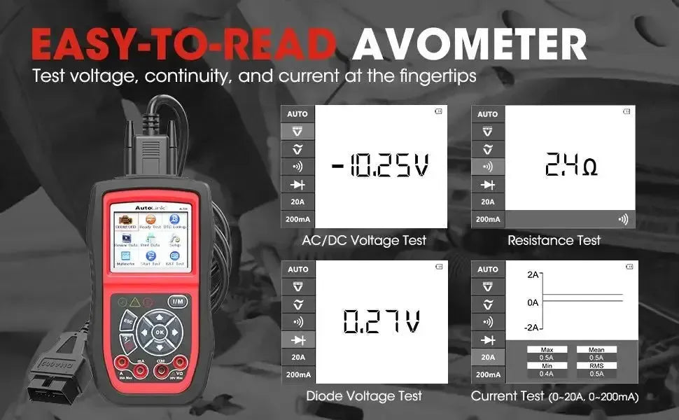 Autel AutoLink AL539B | Fehlercode-Leser/Multimeter
