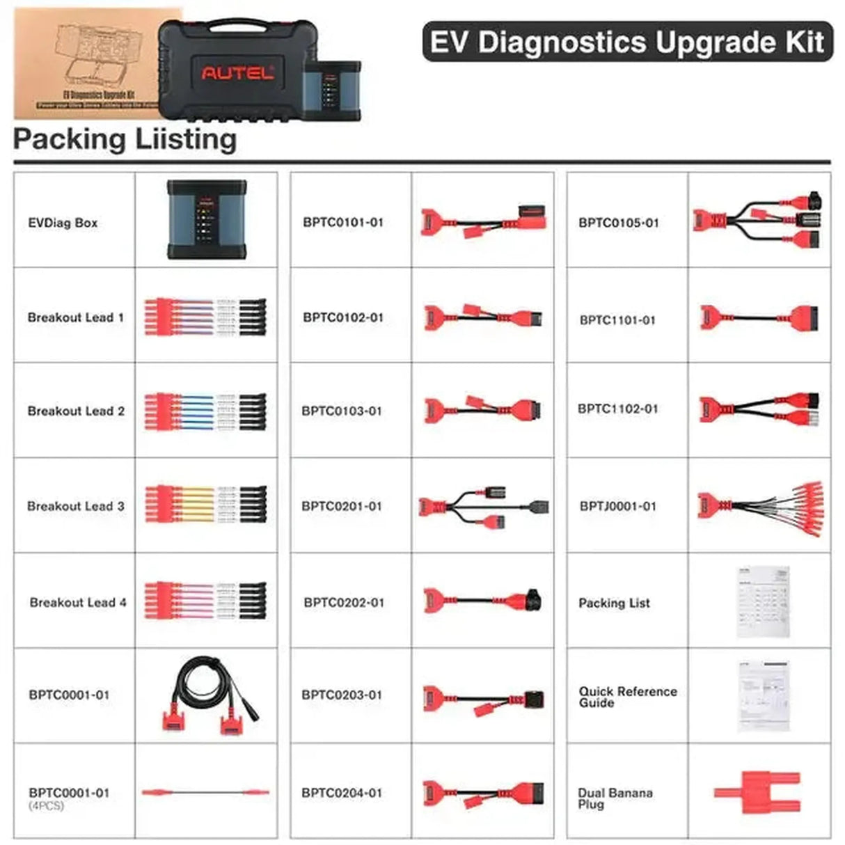 Autel EV-Diagnose-Upgrade-Kit | Zubehör