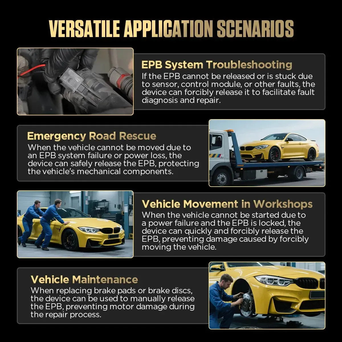 Autool BT10 | Elektronisches Werkzeug zur Entriegelung der Parkbremse