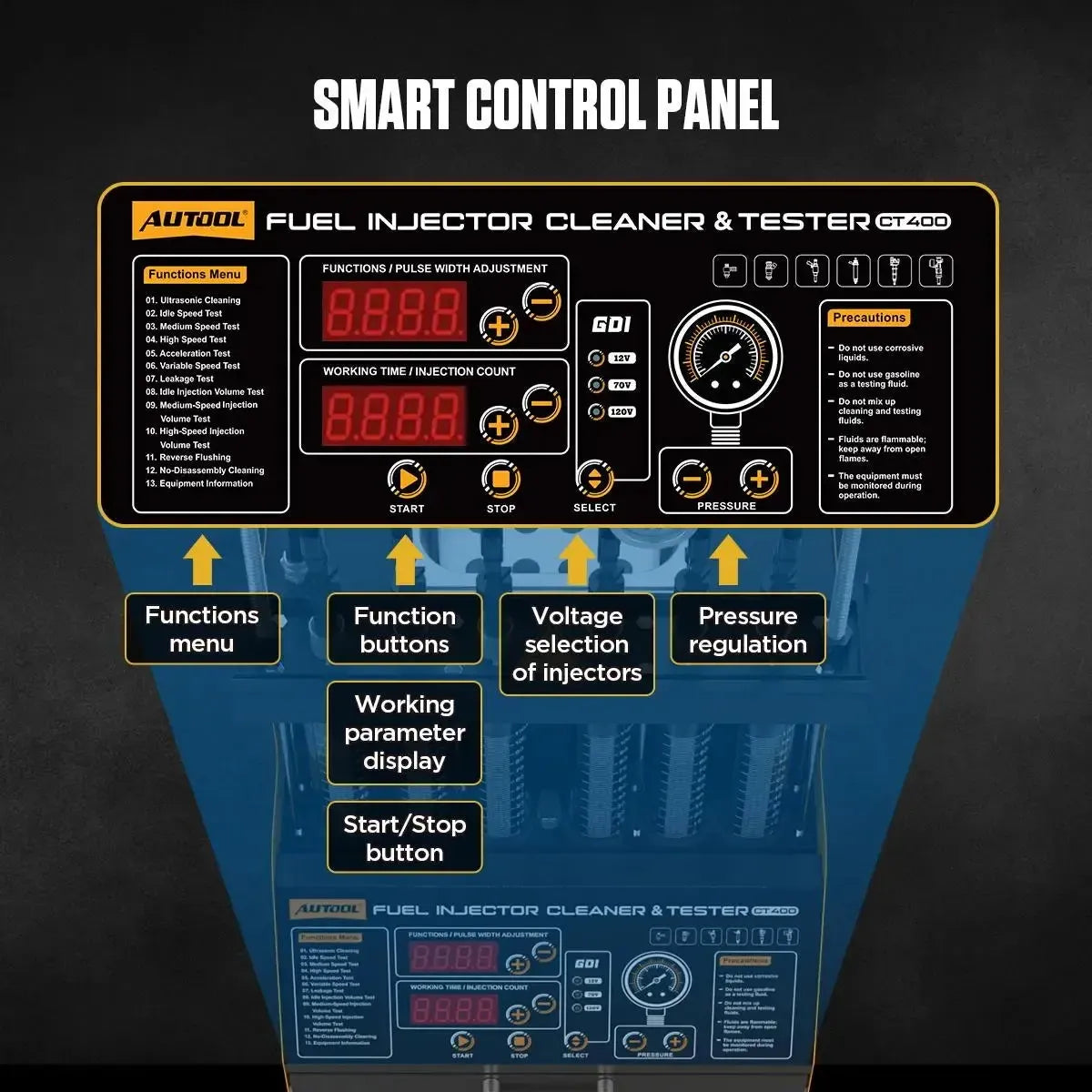 Autool CT400 | Einspritzdüsentester