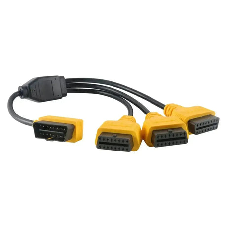 Autool (MOC262) | 16-poliges OBD2 Verlängerungs- und Splitterkabel 3-teilig (50 cm) | Schnittstelle