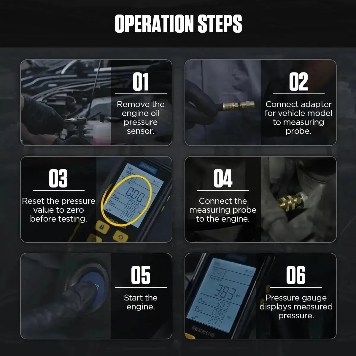 Autool PT620 | Öldrucktester