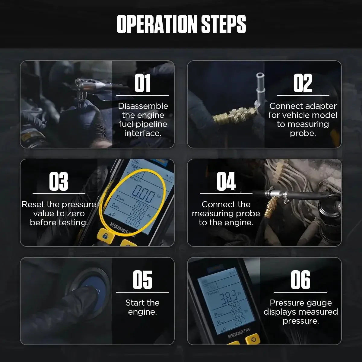 Autool PT630 | Kraftstoffdrucktester