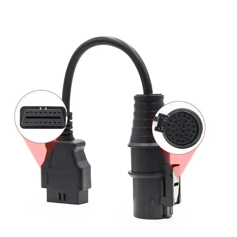 Iveco 30-poliger OBD1 zu 16-poliger OBD2 Adapterkabel | Lastkraftwagen