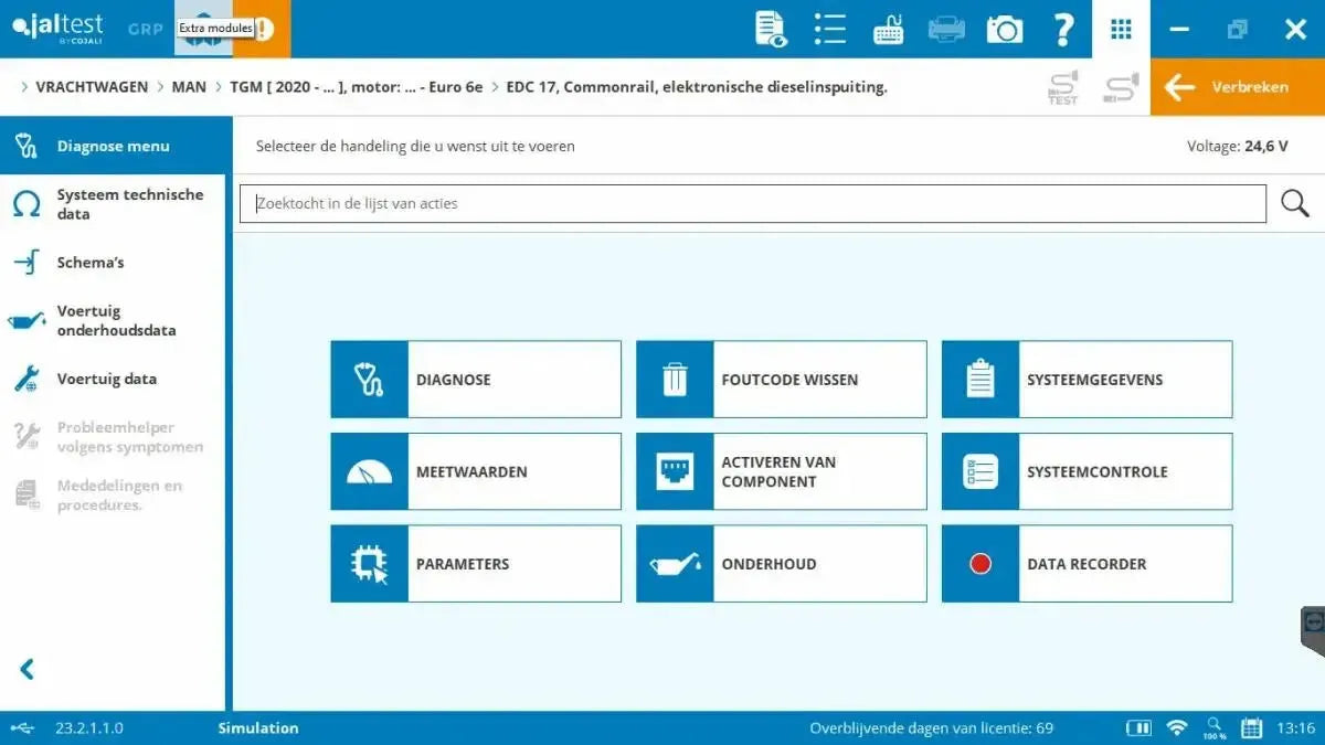 Jaltest CV (Commercial Vehicles) | Diagnosegerät