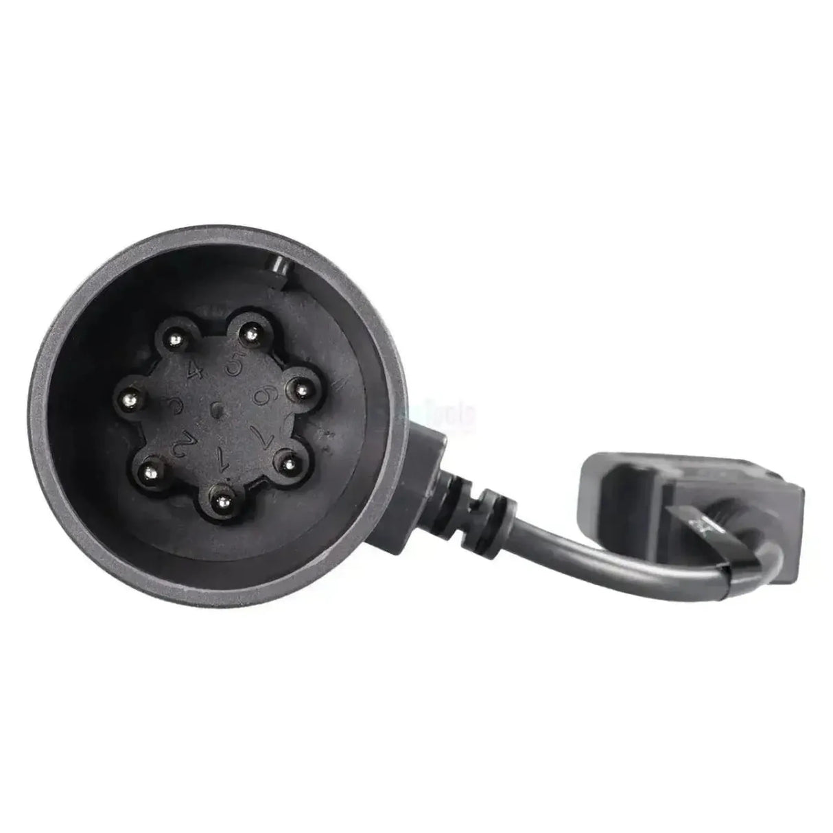 Jaltest (JDC110A) | 7+7-polig (CAN ISO 7638-1) - 16-polig OBD2 Adapter | Anhänger