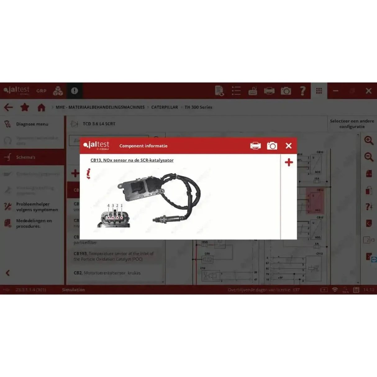 Jaltest MHE (Material Handling Equipment) Diagnosegerät