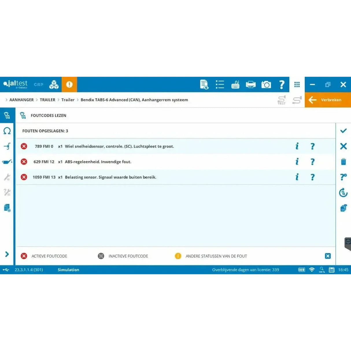 Jaltest Anhänger Diagnosegerät