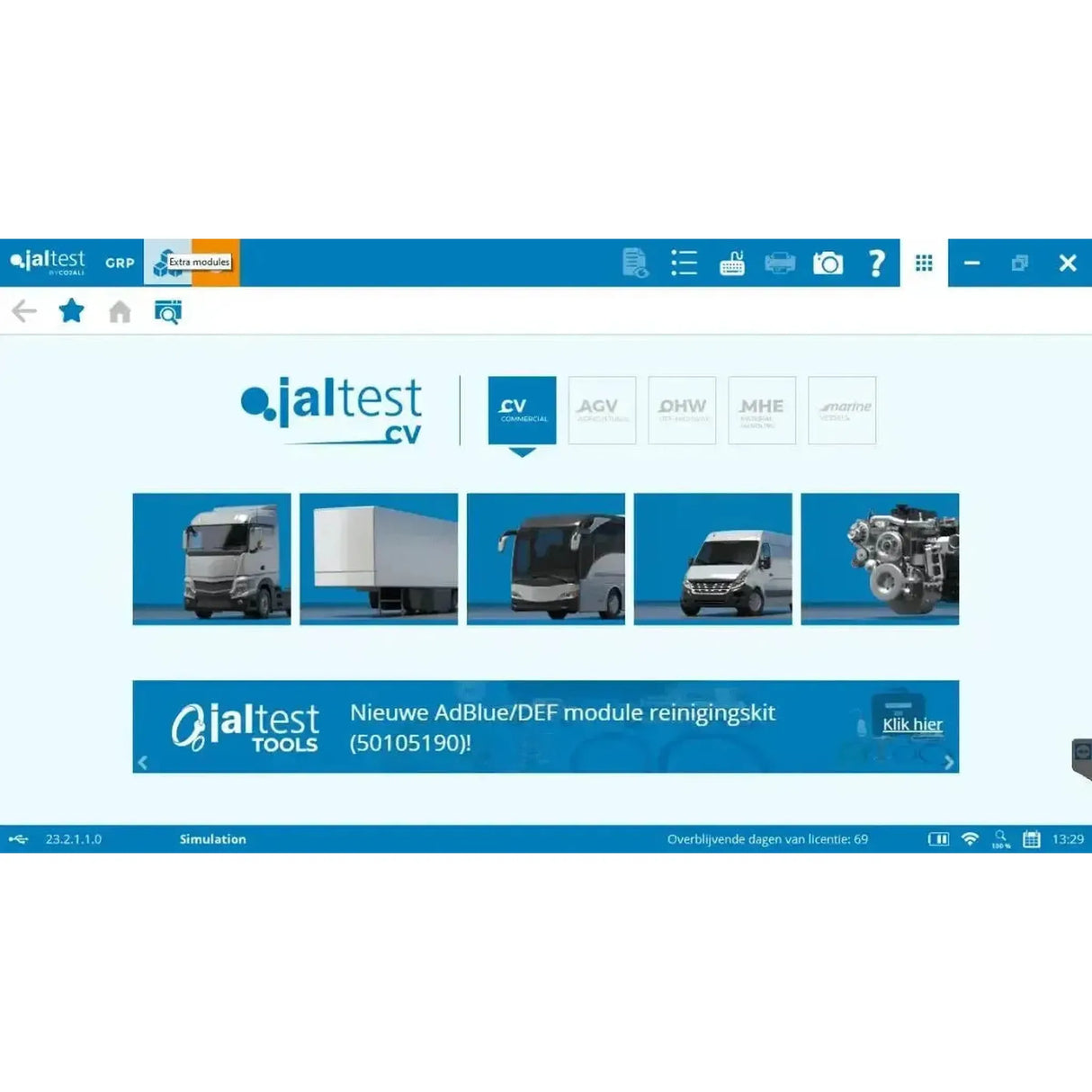 Jaltest Lastkraftwagen Diagnosegerät