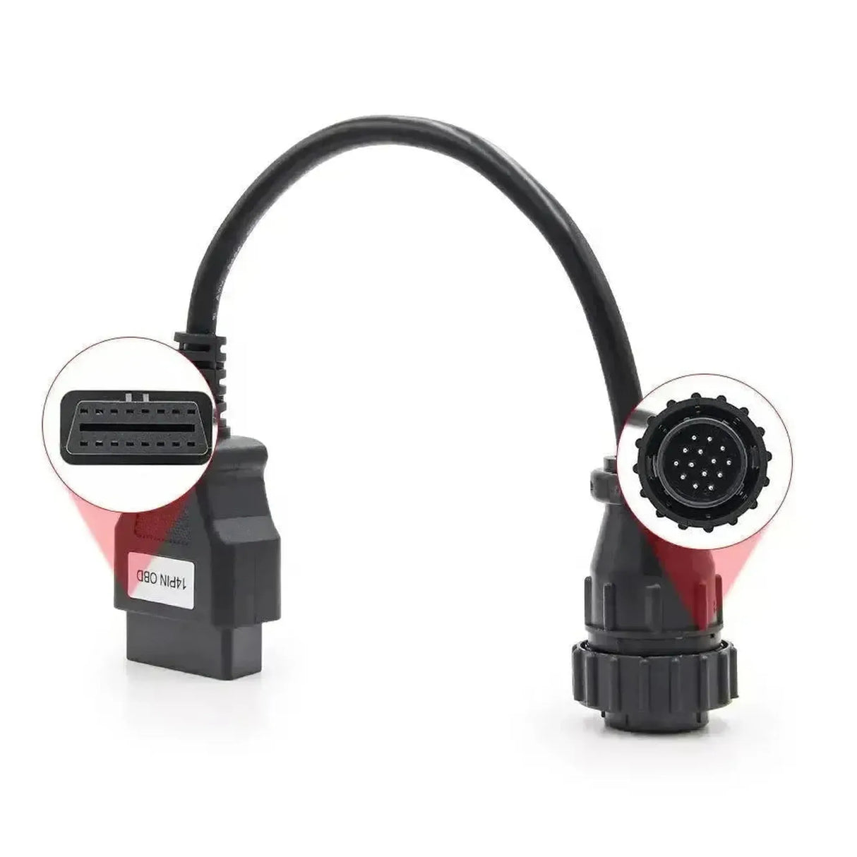 Mercedes (Sprinter) 14-poliges OBD1 – 16-poliges OBD2 Adapterkabel | Lieferwagen