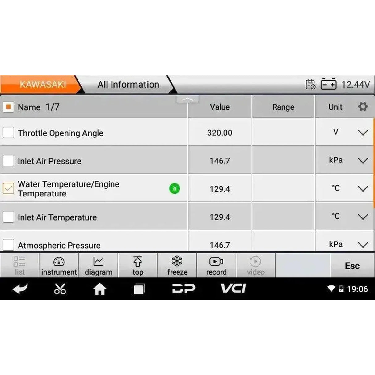 OBDSTAR IScan Kawasaki (Marine) | Diagnosegerät | Motorboot