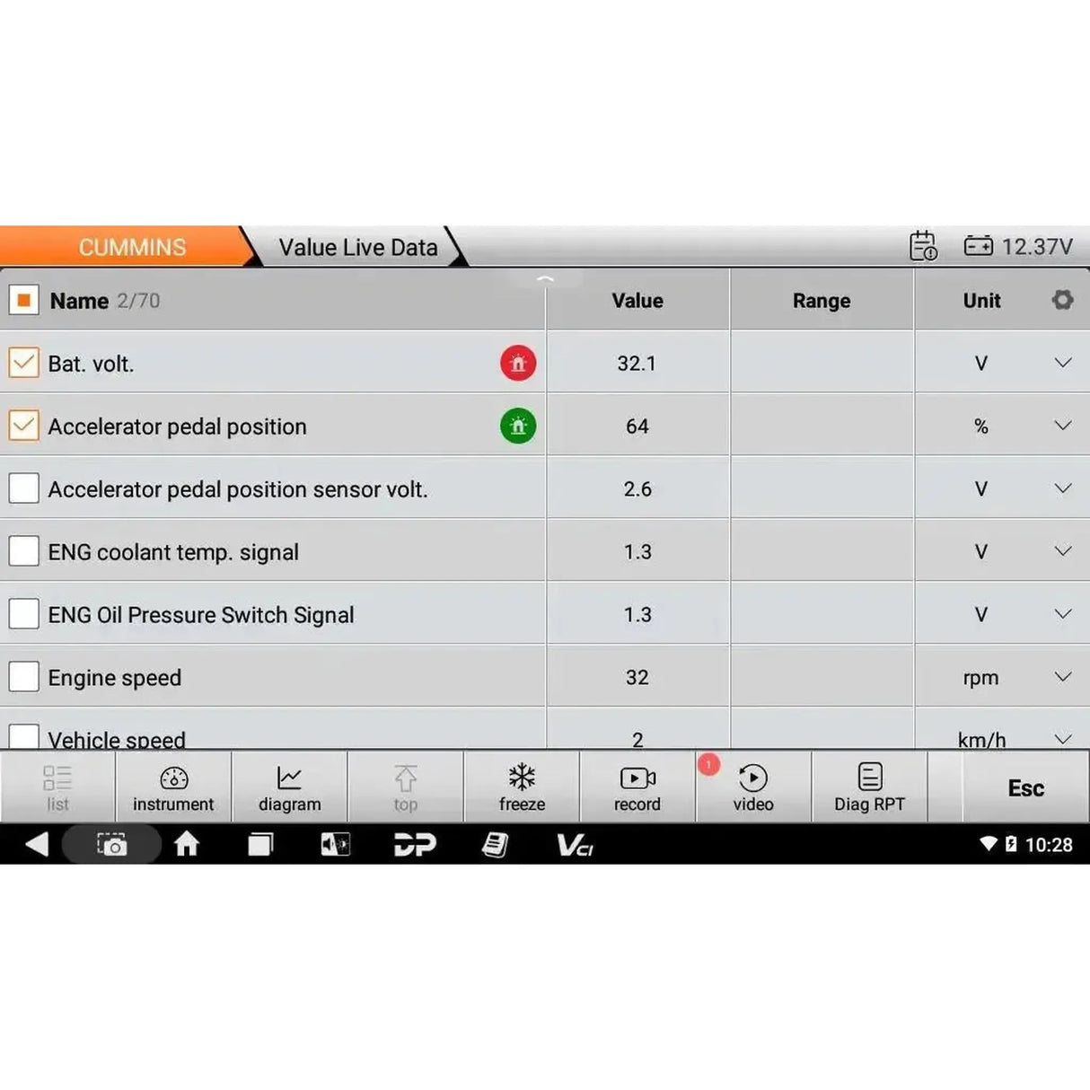 OBDSTAR IScan Pro Cummins (Marine) | Diagnosegerät | Motorboot