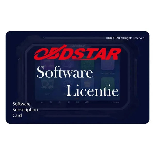 OBDSTAR ECU Master Configuratie A Update-licentie