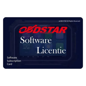 OBDSTAR ECU Master Configuratie D Update-licentie