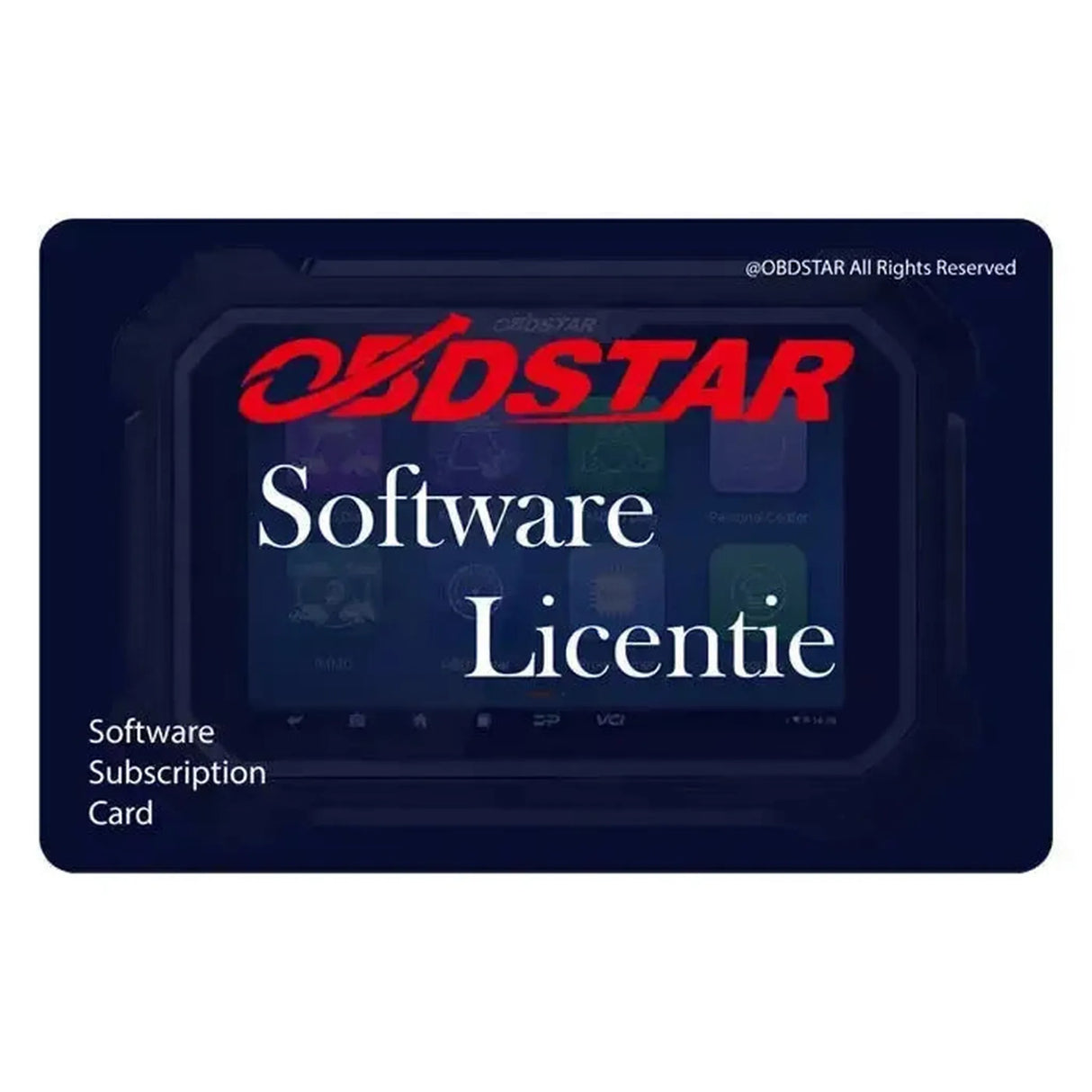 OBDSTAR ECU Master Configuratie A B C D Update-licentie