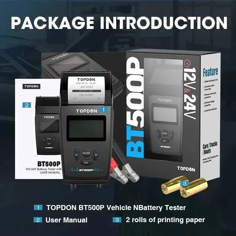 Topdon BT500P | Batterietester