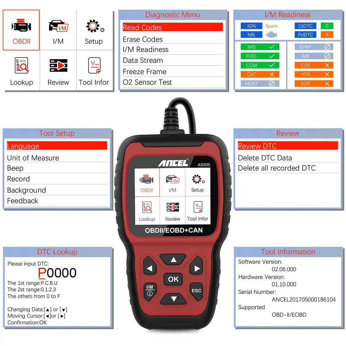 Ancel Ancel AS500 Auto Code Reader