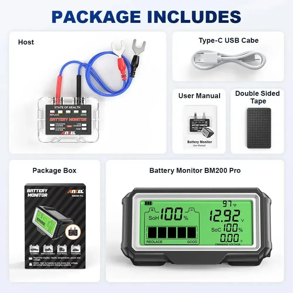 Ancel BM200 Pro Batteriemonitor