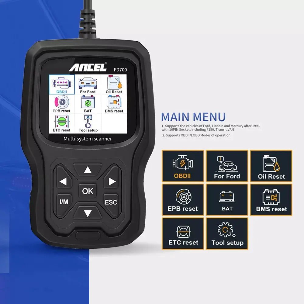 Ancel FD700 Auto Uitleesapparaat