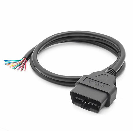 AsTools 16 Pins OBD2 Stekker Mannetje Met 16 Open Eindkabels Verloopkabel 100 cm