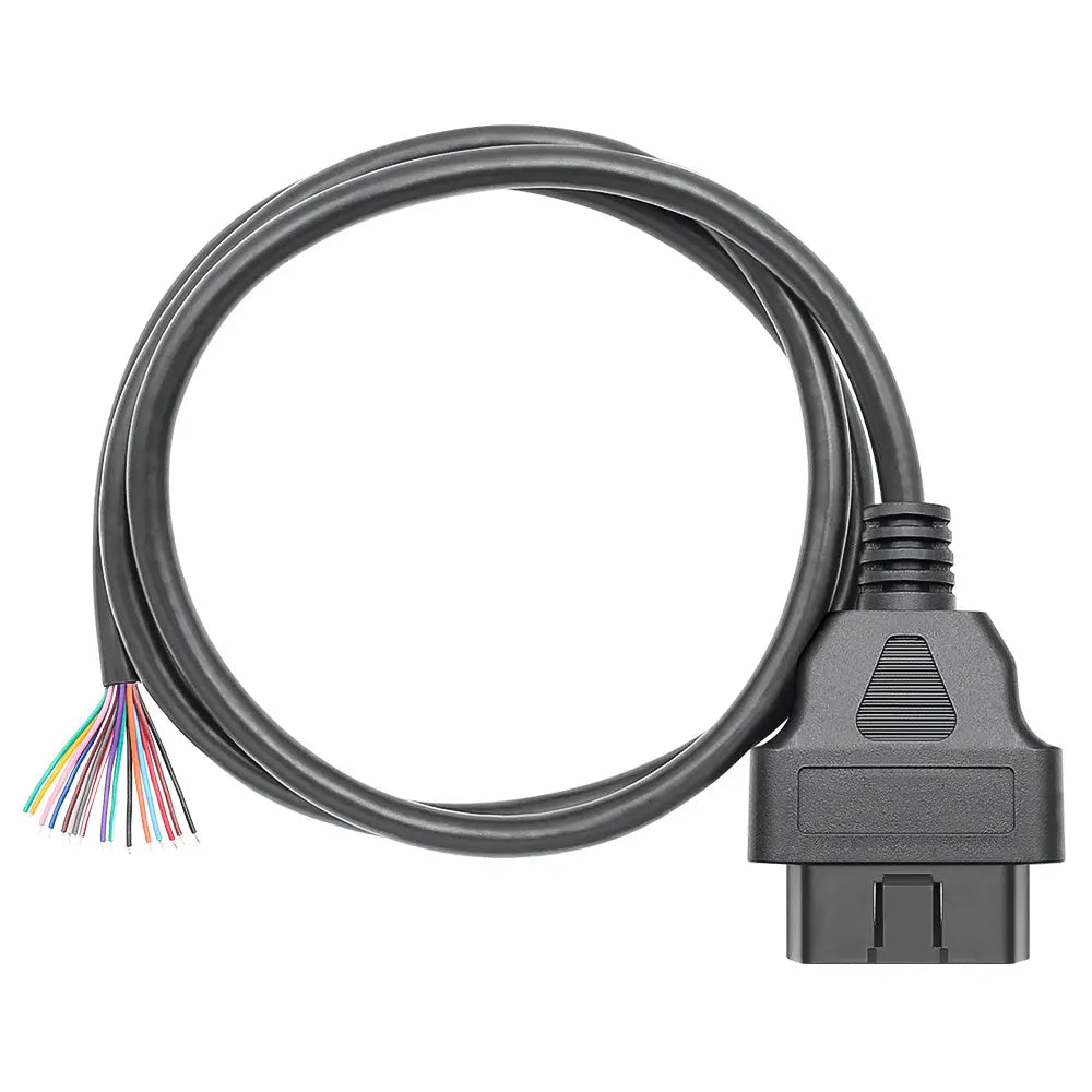 AsTools 16 Pins OBD2 Stekker Mannetje Met 16 Open Eindkabels Verloopkabel 100 cm
