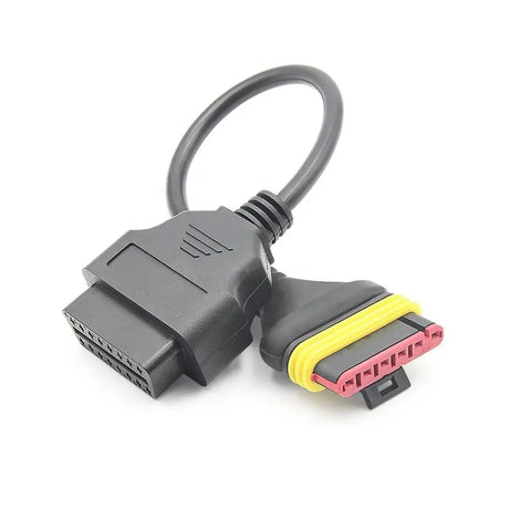 AsTools Benelli 6 Pins OBD - 16 Pins OBD2 Verloopkabel Motorfiets