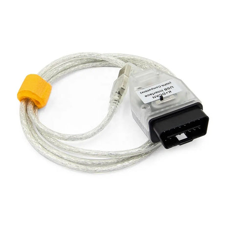 AsTools BMW K+DCAN OBD2 - USB Switch Interfacekabel Wit