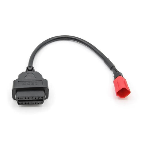 AsTools Euro-V 6 Pins OBD - 16 Pins OBD2 Verloopkabel Motorfiets