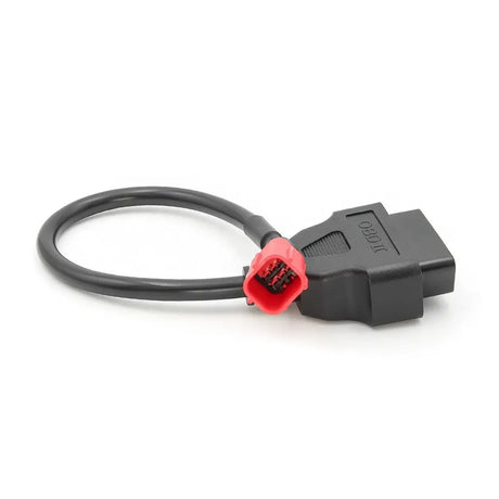 AsTools Euro-V 6 Pins OBD - 16 Pins OBD2 Verloopkabel Motorfiets