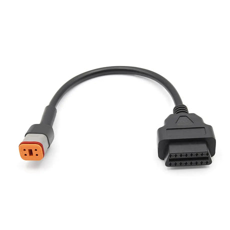 AsTools Harley Davidson 4 Pins OBD - 16 Pins OBD2 Verloopkabel Motorfiets