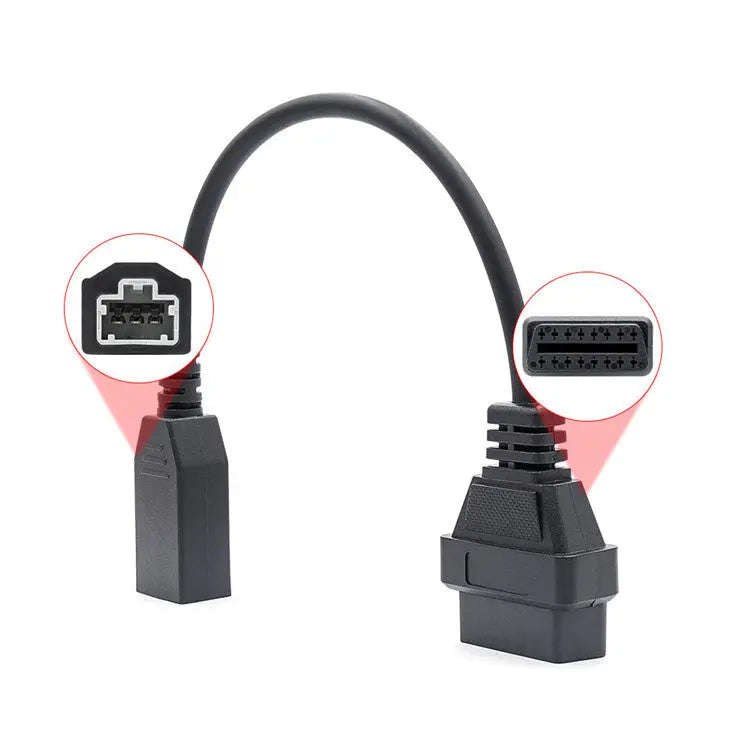AsTools Honda 3 Pins OBD1 - 16 Pins OBD2 Verloopkabel Personenauto