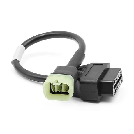 AsTools Kawasaki 6 Pins OBD - 16 Pins OBD2 Verloopkabel Motorfiets