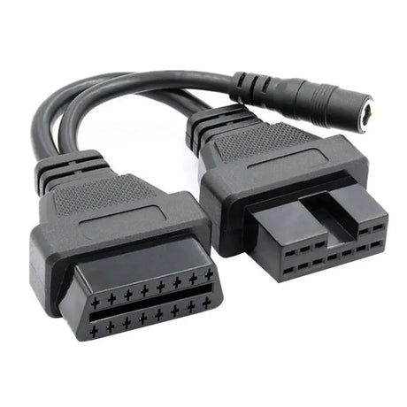 AsTools Mitsubishi/Hyundai 12 Pins OBD1 - 16 Pins OBD2 Verloopkabel Personenauto