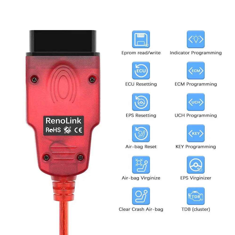 AsTools RenoLink OBD2 - USB Interfacekabel