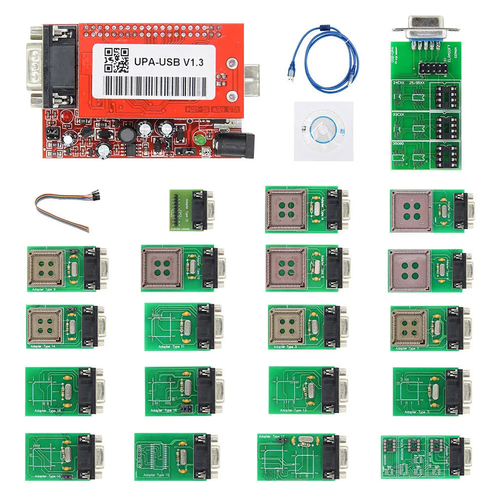 AsTools UPA-USB V1.3 Programmeur Met 19 Adapters