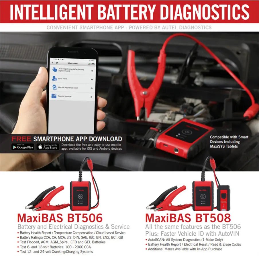 Autel MaxiBas BT506 Accutester